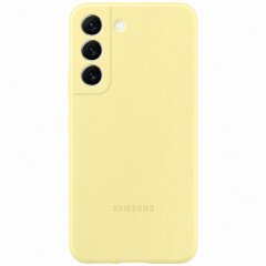 Чохол Silicone Cover для Samsung Galaxy S22 (S901) EF-PS901TYEGRU - Butter Yellow