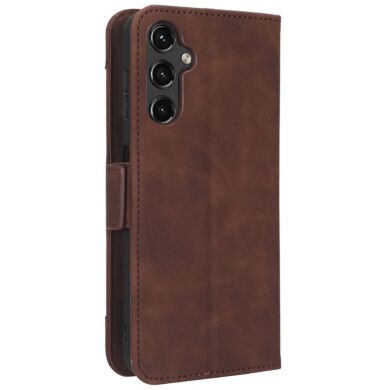 Чехол Deexe Wallet Stand для Samsung Galaxy A14 (А145) - Brown