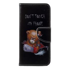 Чехол-книжка Deexe Color Wallet для Samsung Galaxy A6 2018 (A600) - Don't Touch My Phone