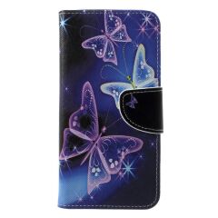 Чехол-книжка Deexe Color Wallet для Samsung Galaxy A6+ 2018 (A605) - Butterfly Pattern