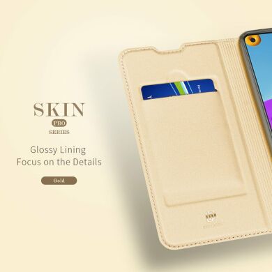 Чехол-книжка DUX DUCIS Skin Pro для Samsung Galaxy A21s (A217) - Gold