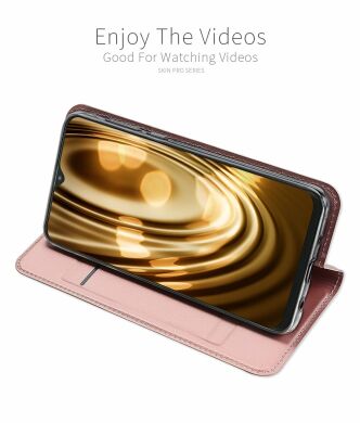 Чохол-книжка DUX DUCIS Skin Pro для Samsung Galaxy M10, Rose Gold