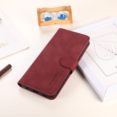 Чехол-книжка KHAZNEH Retro Wallet для Samsung Galaxy M32 (M325) - Red