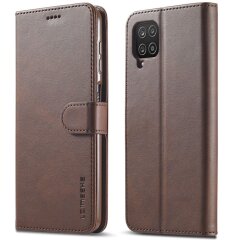 Чехол LC.IMEEKE Wallet Case для Samsung Galaxy A22 (A225) / M22 (M225) - Coffee