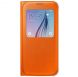 Чехол S View Cover для Samsung S6 (G920) EF-CG920PBEGWW - Orange. Фото 1 из 7
