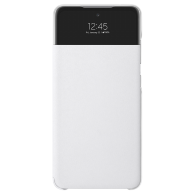 Чехол Smart S View Wallet Cover для Samsung Galaxy A52 (A525) / A52s (A528) EF-EA525PWEGRU - White
