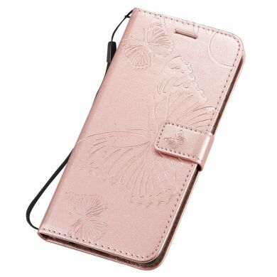 Чехол UniCase Butterfly Pattern для Samsung Galaxy A51 (А515) - Rose Gold