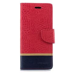 Чехол UniCase Croco Wallet для Samsung Galaxy A7 2018 (A750) - Red