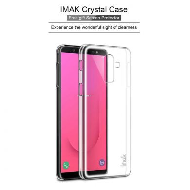 Пластиковый чехол IMAK Crystal для Samsung Galaxy J8 2018 (J810) + пленка