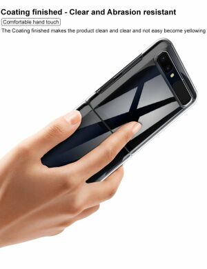 Пластиковый чехол IMAK Crystal II Pro для Samsung Galaxy Flip - Transparent