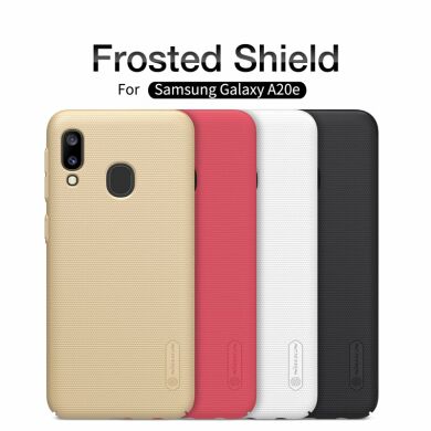 Пластиковый чехол NILLKIN Frosted Shield для Samsung Galaxy A20e - Gold