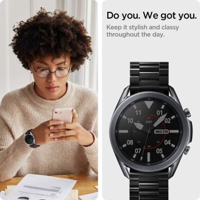 Ремешок Spigen (SGP) Modern Fit для Samsung Galaxy Watch 3 (41mm) / Watch 4 (40/44mm) / Watch 4 Classic (42/46mm) - Black