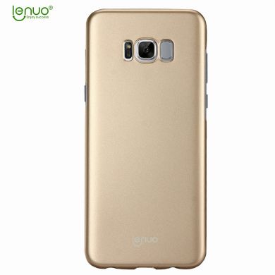 Пластиковый чехол LENUO Silky Touch для Samsung Galaxy S8 Plus (G955) - Gold