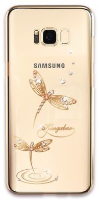 Пластиковый чехол KINGXBAR Diamond Series для Samsung Galaxy S8 Plus (G955) - Dragonfly Pattern