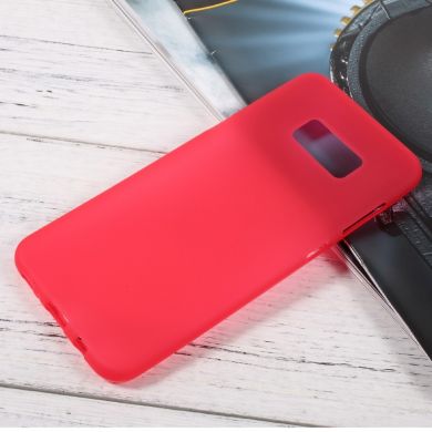 Силиконовый чехол Deexe Soft Case для Samsung Galaxy S8 Plus (G955) - Red