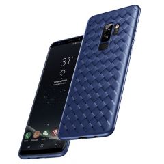 Силиконовый чехол BASEUS Woven Texture для Samsung Galaxy S9+ (G965) - Blue