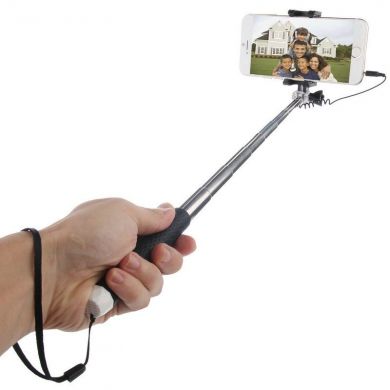 Селфи-монопод для смартфонов HAWEEL Selfie Stick - Black