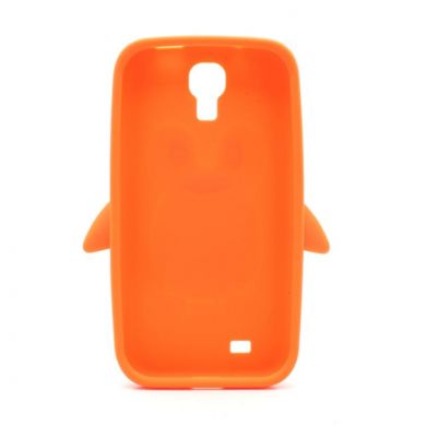 Силиконовая накладка Deexe Penguin Series для Samsung Galaxy S4 (i9500) - Orange