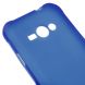 Силиконовая накладка Deexe Soft Case для Samsung Galaxy J1 Ace (J110) - Blue. Фото 3 из 5