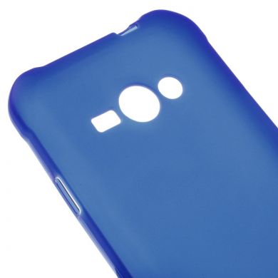 Силиконовая накладка Deexe Soft Case для Samsung Galaxy J1 Ace (J110) - Blue