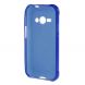 Силиконовая накладка Deexe Soft Case для Samsung Galaxy J1 Ace (J110) - Blue. Фото 2 из 5