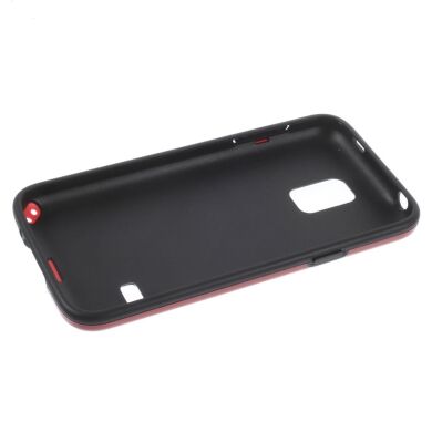 Силиконовая накладка Dexee Cube Pattern для Samsung Galaxy S5 mini - Red