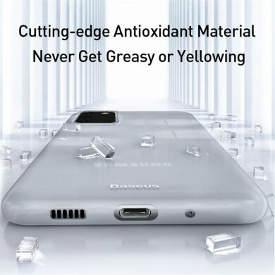 Силиконовый (TPU) чехол BASEUS Ultra Thin Matte для Samsung Galaxy S20 (G980) - White