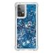 Силиконовый (TPU) чехол Deexe Liquid Glitter для Samsung Galaxy A52 (A525) / A52s (A528) - Blue. Фото 2 из 7