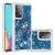 Силиконовый (TPU) чехол Deexe Liquid Glitter для Samsung Galaxy A52 (A525) / A52s (A528) - Blue