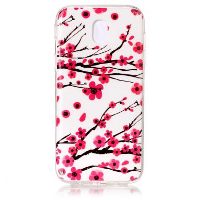 Силиконовый (TPU) чехол Deexe LumiCase для Samsung Galaxy J5 2017 (J530) - Cherry Blossom