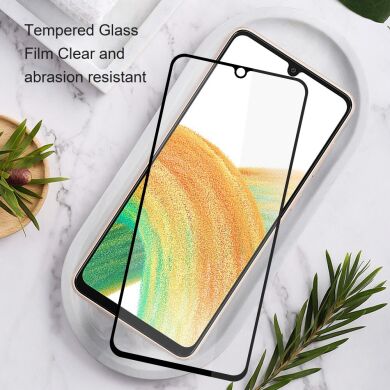 Защитное стекло AMORUS Full Glue Tempered Glass для Samsung Galaxy A34 (A346) - Black