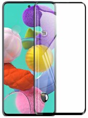 Защитное стекло Deexe 5D Full Glue для Samsung Galaxy A51 (А515) / Galaxy M31s (M317) - Black