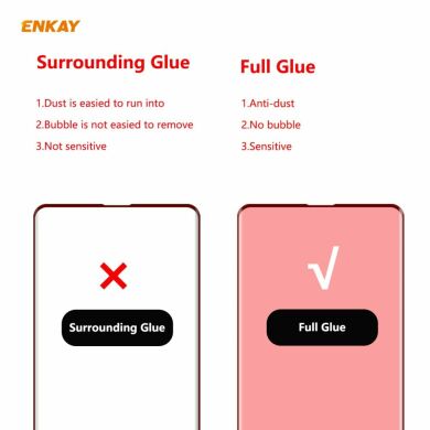 Защитное стекло ENKAY 3D Full Glue для Samsung Galaxy S10 Plus (G975) - Black