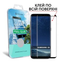 Защитное стекло MakeFuture 3D FullGlue Cover для Samsung Galaxy S9 (G960) - Black