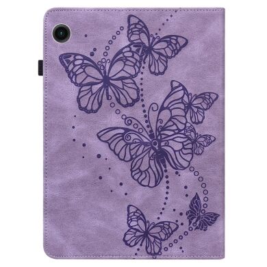 Защитный чехол Deexe Butterfly для Samsung Galaxy Tab A9 Plus (X210/216) - Purple