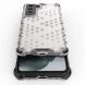 Защитный чехол Deexe Honeycomb Series для Samsung Galaxy S21 FE (G990) - White. Фото 3 из 8