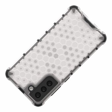 Защитный чехол Deexe Honeycomb Series для Samsung Galaxy S21 FE (G990) - White