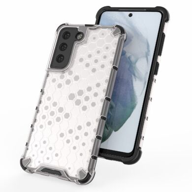 Защитный чехол Deexe Honeycomb Series для Samsung Galaxy S21 FE (G990) - White