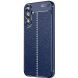 Защитный чехол Deexe Leather Cover для Samsung Galaxy A55 (A556) - Blue. Фото 3 из 8