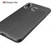 Защитный чехол Deexe Leather Cover для Samsung Galaxy A6s - Black. Фото 6 из 11