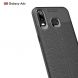Защитный чехол Deexe Leather Cover для Samsung Galaxy A6s - Black. Фото 5 из 11