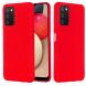 Защитный чехол Deexe Silicone Case для Samsung Galaxy A03s (A037) - Red. Фото 1 из 7