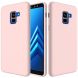 Защитный чехол Deexe Silicone Case для Samsung Galaxy A8+ (A730) - Pink. Фото 2 из 6