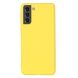 Защитный чехол Deexe Silicone Case для Samsung Galaxy S22 Plus - Yellow. Фото 3 из 8