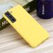 Защитный чехол Deexe Silicone Case для Samsung Galaxy S22 Plus - Yellow. Фото 4 из 8