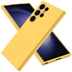 Захисний чохол Deexe Silicone Case для Samsung Galaxy S24 Ultra - Yellow