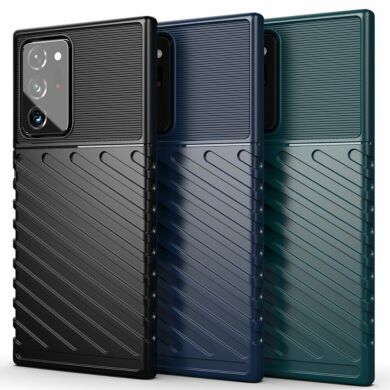 Защитный чехол Deexe Thunder Series для Samsung Galaxy Note 20 Ultra (N985) - Green