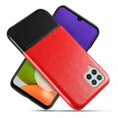 Захисний чохол KSQ Dual Color для Samsung Galaxy A22 (A225) - Red / Black