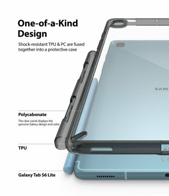 Захисний чохол RINGKE T Fusion для Samsung Galaxy Tab S6 lite / S6 Lite (2022/2024) - Smoke Black