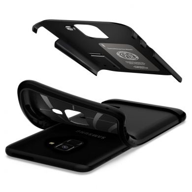 Защитный чехол Spigen SGP Slim Armor для Samsung Galaxy A8 (A530) - Black